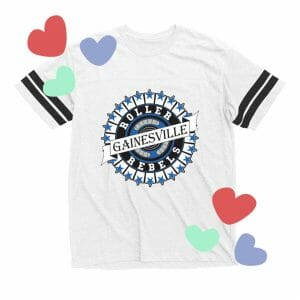 Picture of Gainesville Roller Rebels T-shirt on sale via Bonfire