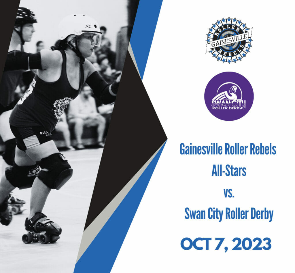 Gainesville Roller Rebels All Stars vs Swan City Roller Derby Oct 7, 2023